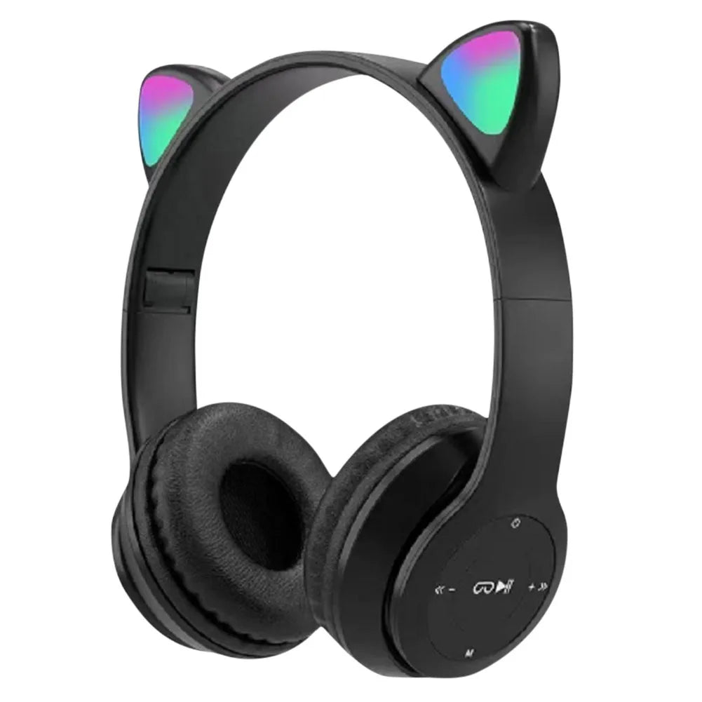 Audífonos Gamer RGB Glow Illari – Sonido Stereo Bass, Bluetooth y Diseño Ultra Cómodo