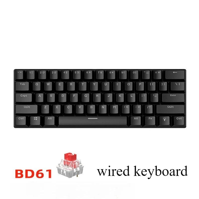 Teclado Gamer Mecánico 60% RGB – Precisión y Estilo en Cada Tecla