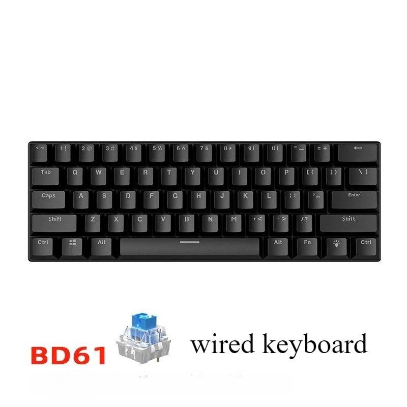 Teclado Gamer Mecánico 60% RGB – Precisión y Estilo en Cada Tecla